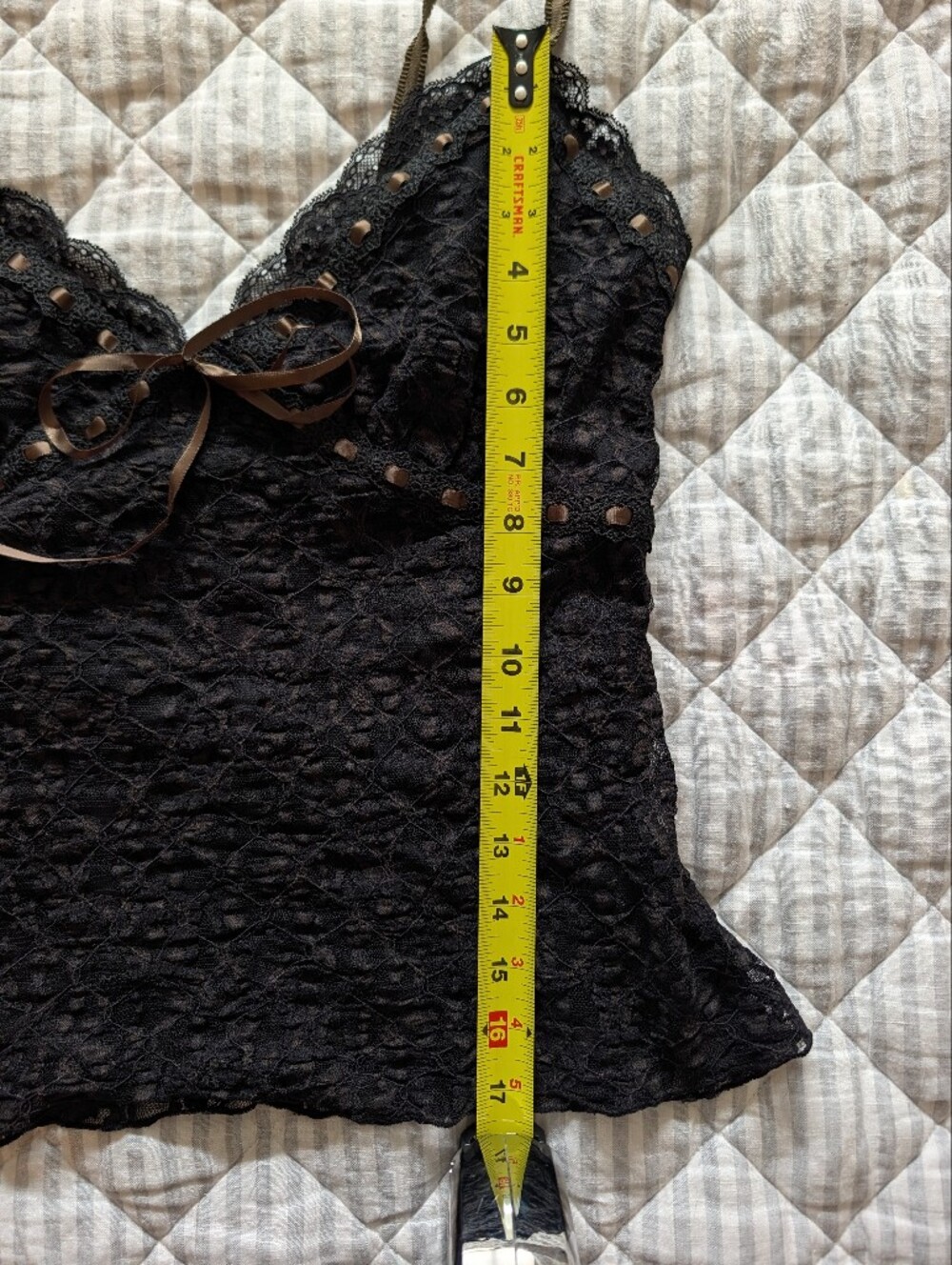 Urban Outfitters Crop Lace Top NWT - Picture 5 of 9